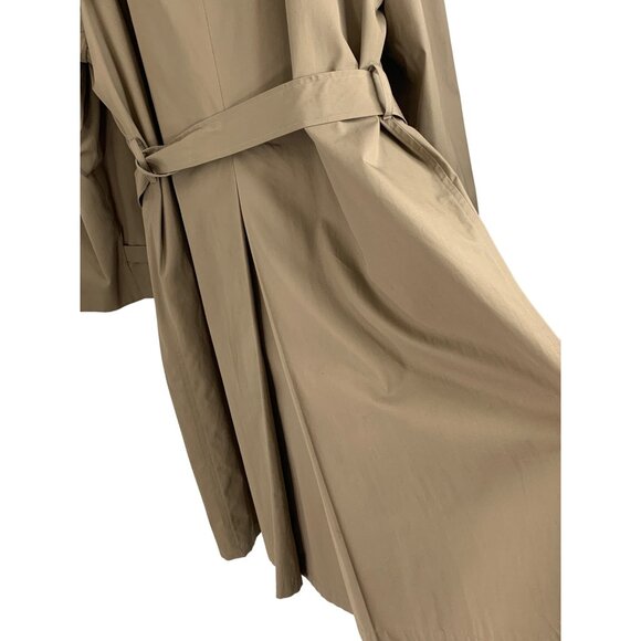 Vintage Botany 500 Trench Coat Men 46R Zip Out Lining Leather Hardware EUC 7000 - Picture 13 of 16